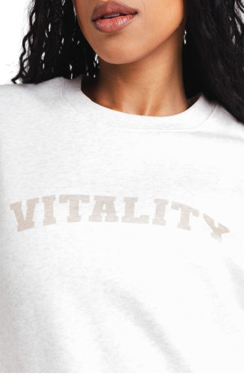 Vitality Cozy Uni Crew In Yellow