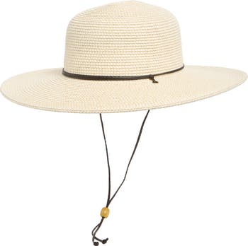 Scala Eldoris - Crocheted Straw Sun Hat main image 1