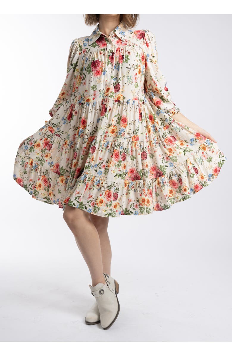 Le Fafo Silvia Dress, Alternate, color, Floral Print