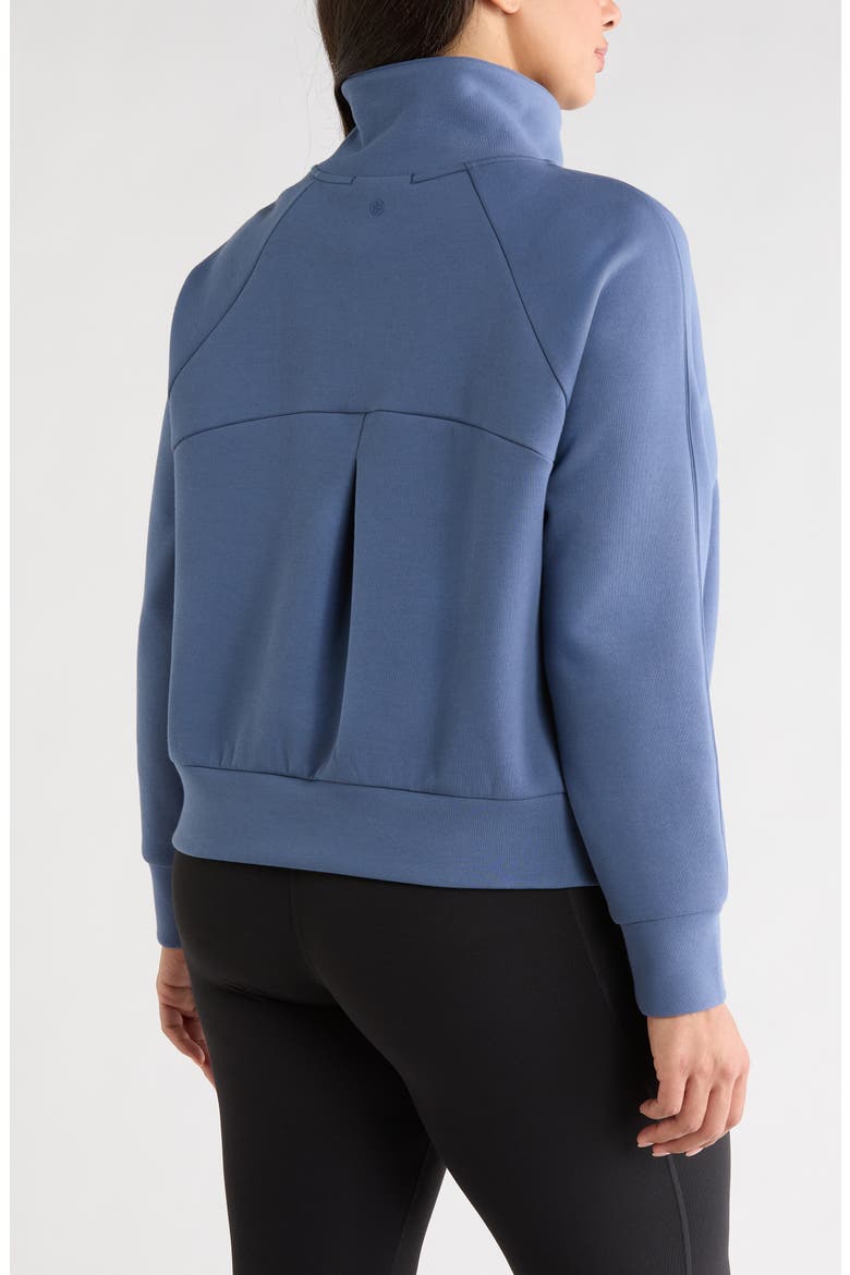 Sporty Half-Zip Pullover, Alternate, color, BLUE VINTAGE
