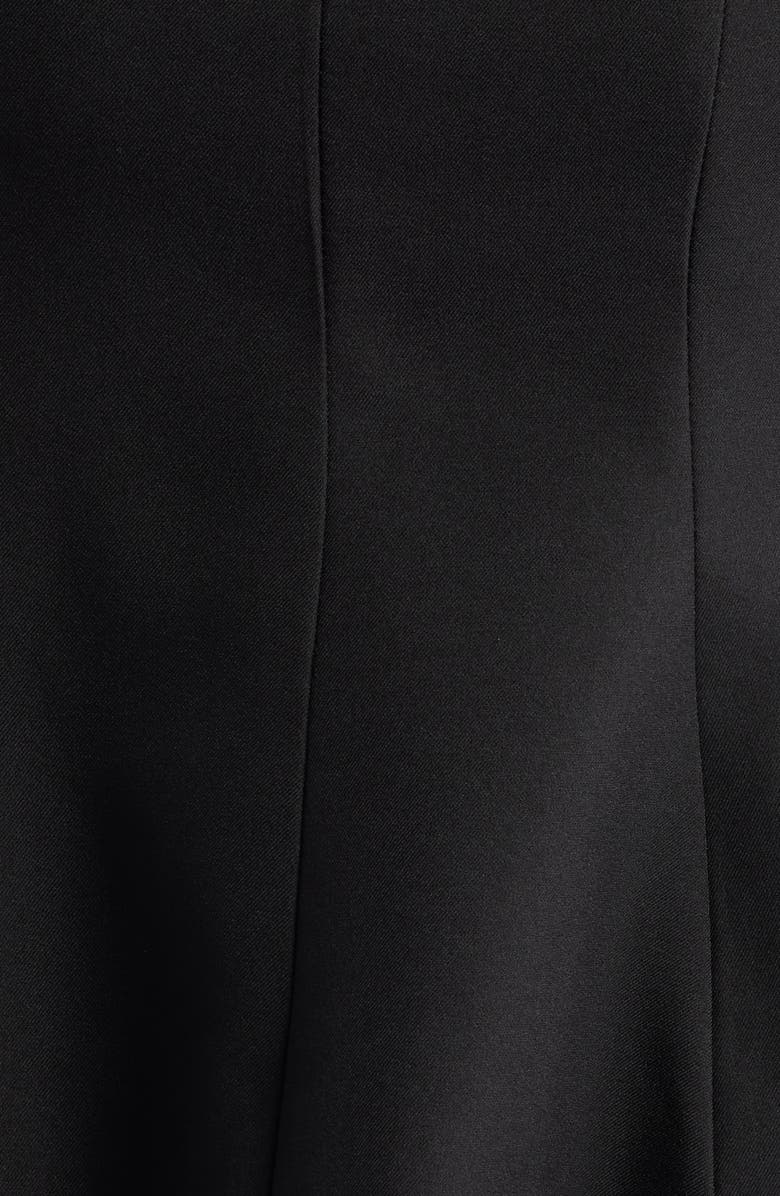 NIKKI LUND Maron Square Neck Sleeveless Peplum Top, Alternate, color, Black