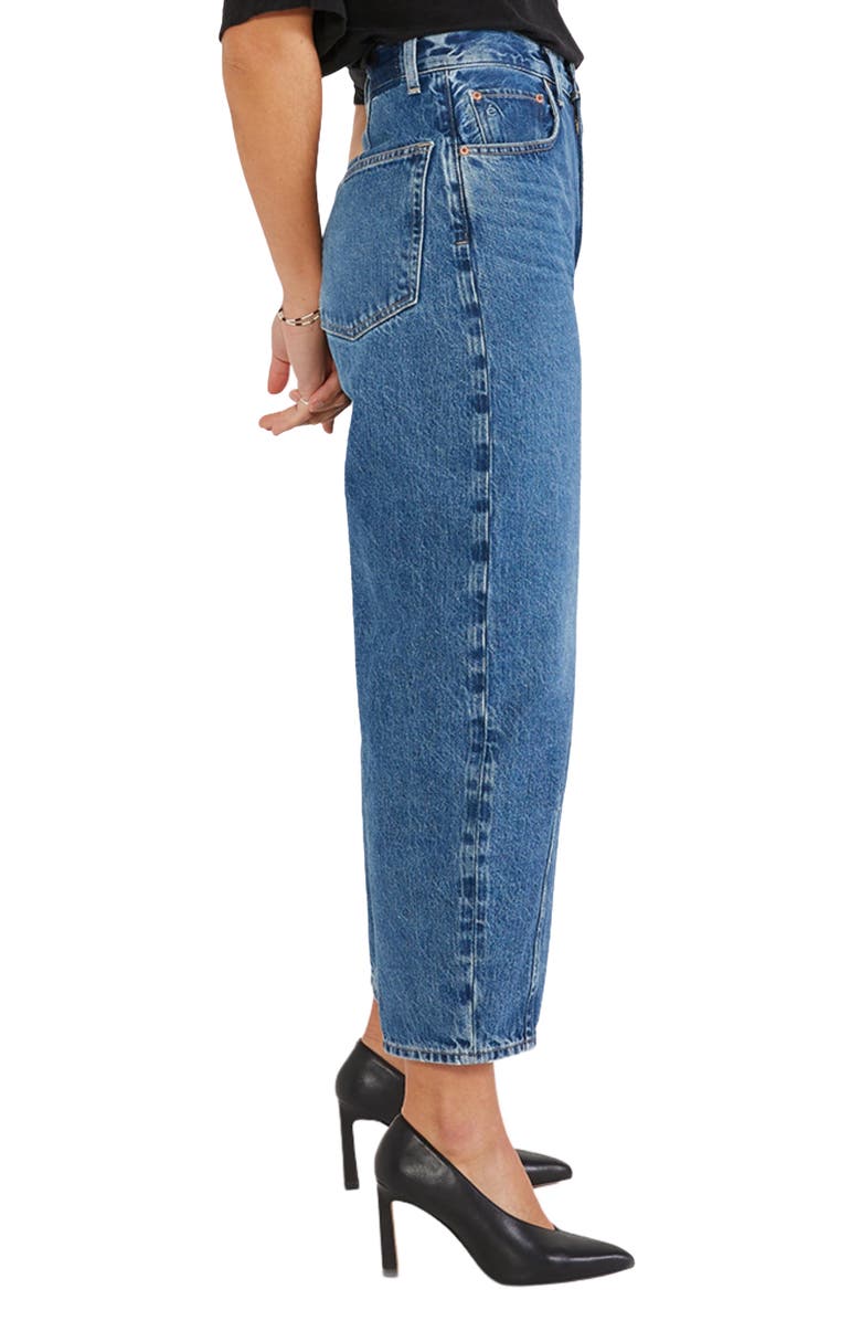 ÉTICA Iris Relaxed Tapered Crop Jeans, Alternate, color, Under Current