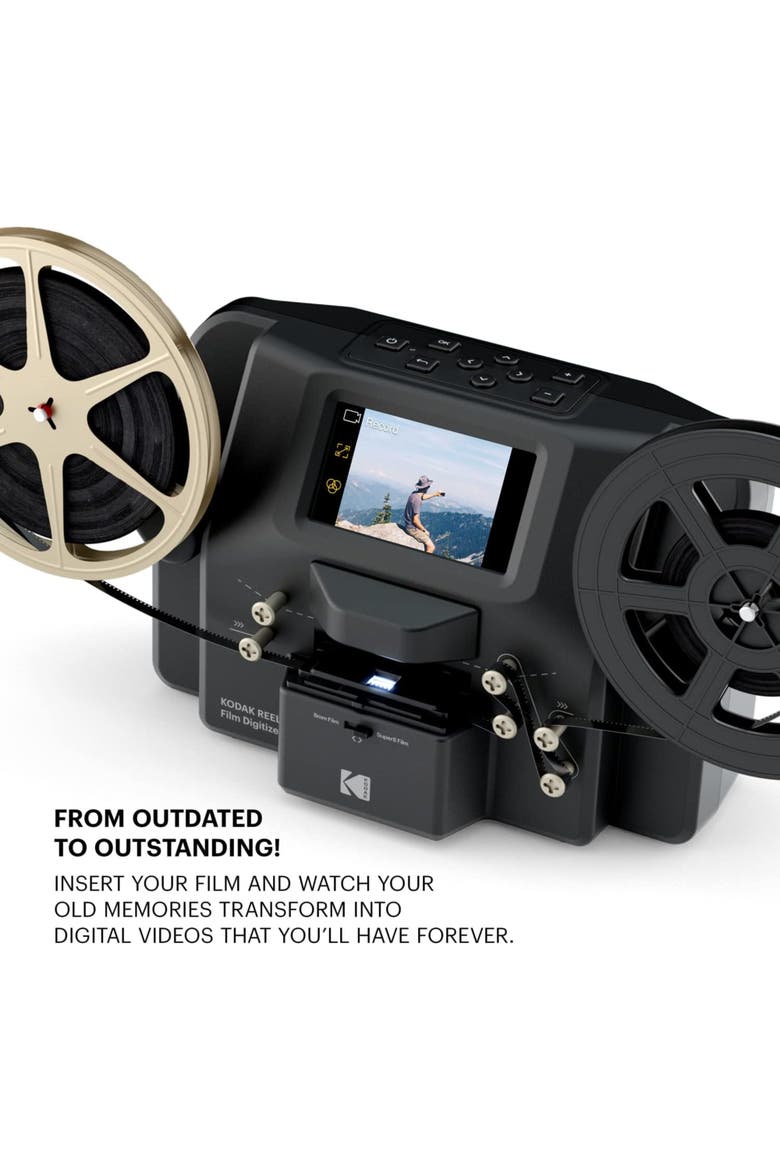 REELS Portable Film Scanner, Alternate, color, Black