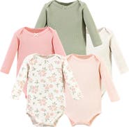 Hudson Baby Thermal Long Sleeve Bodysuits