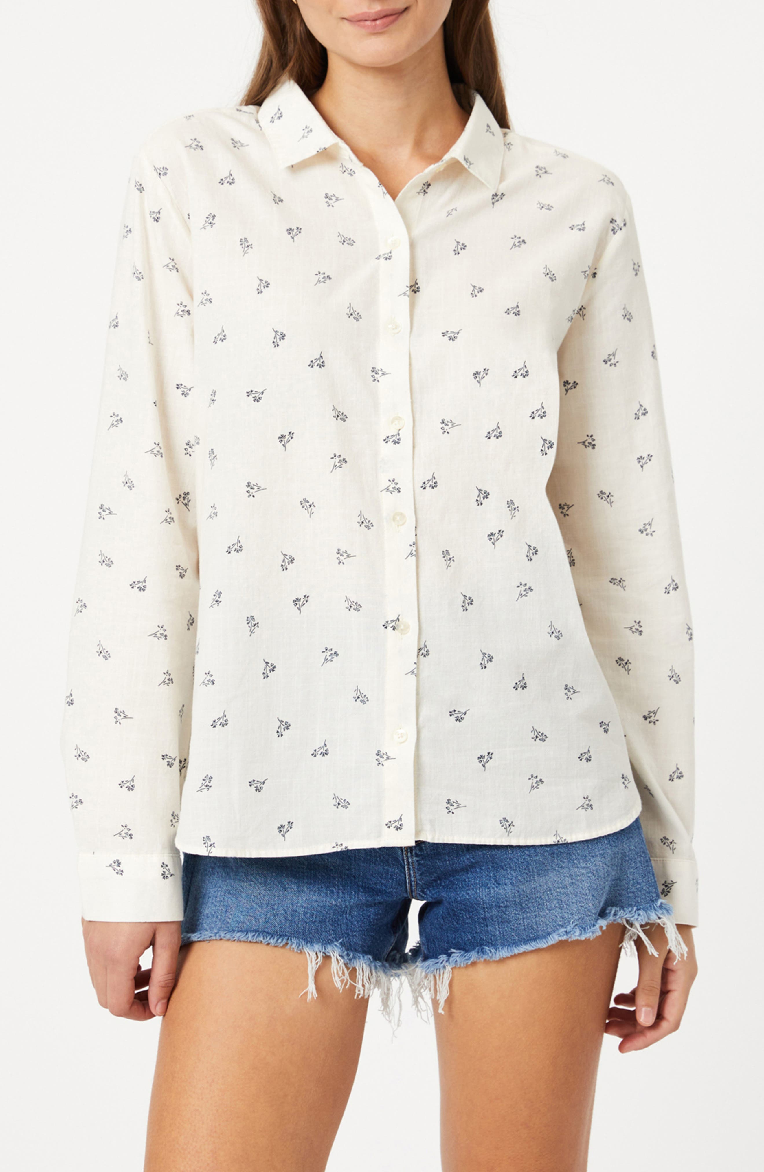 Mavi Jeans Floral Cotton Button-Up Shirt