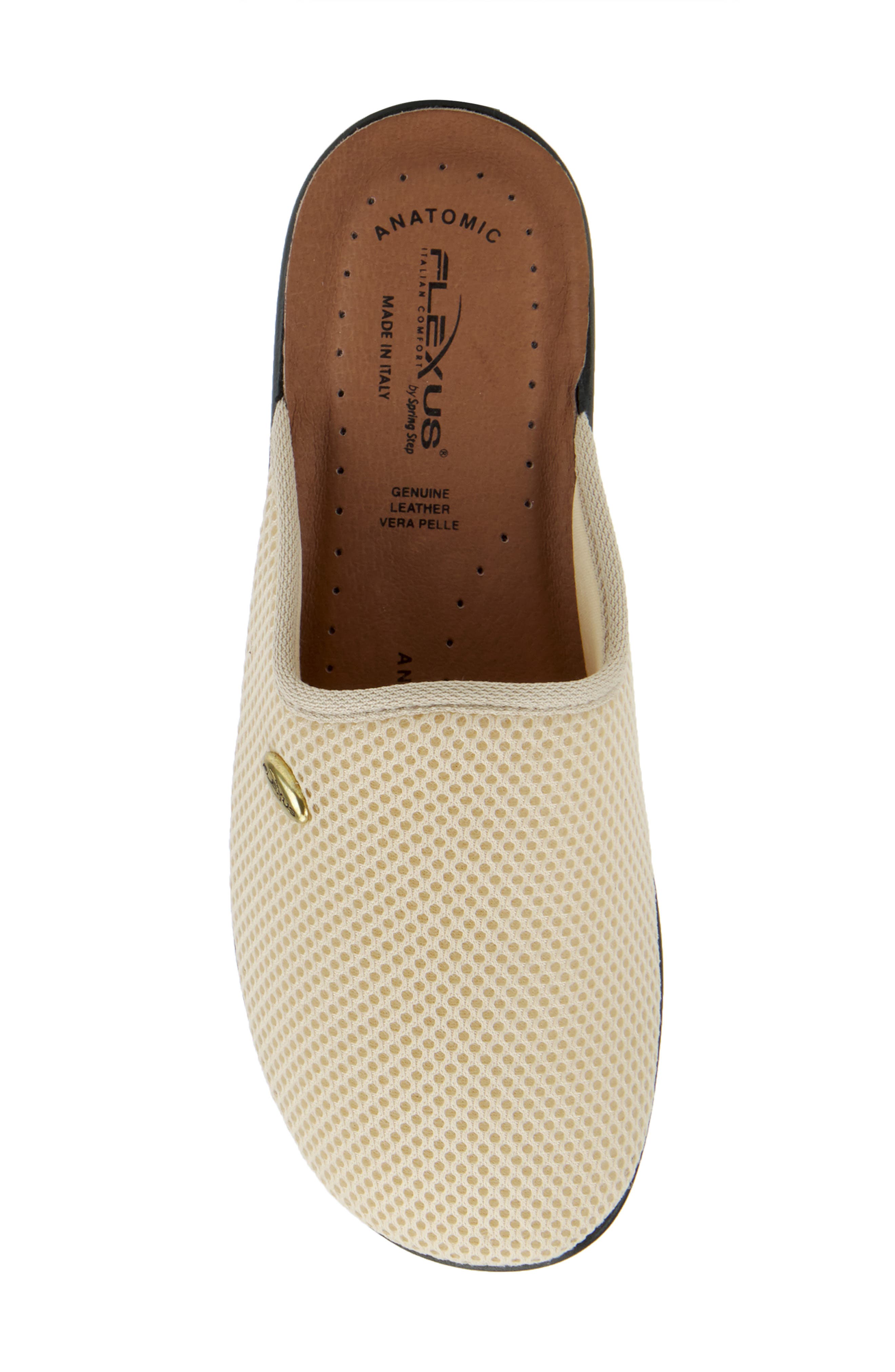 Flexus by Spring Step Scuff Slipper, Alternate, color, Beige Fabric