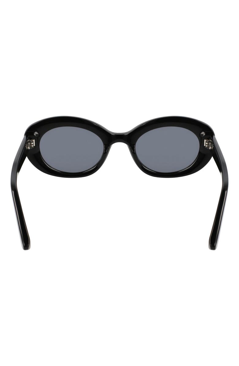 Longchamp Le Pliage 50mm Oval Sunglasses, Alternate, color, 