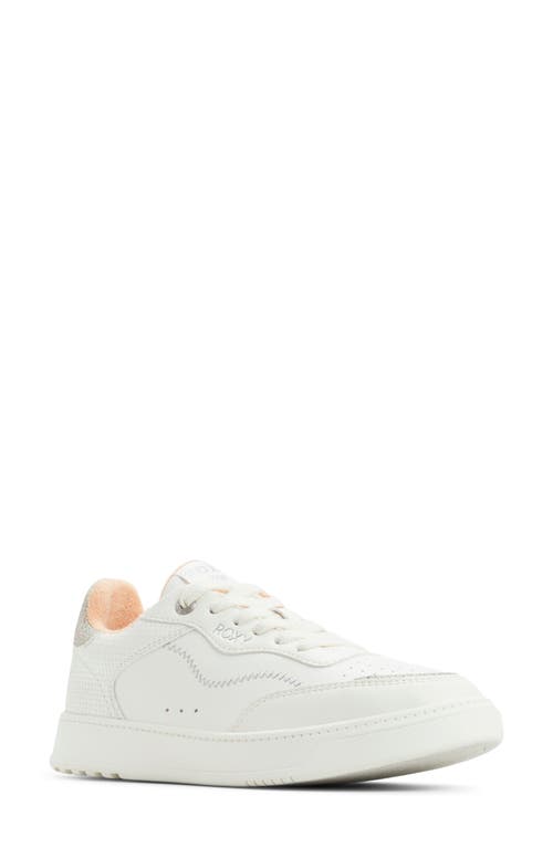 Roxy Vivianne Sneaker In White Combo