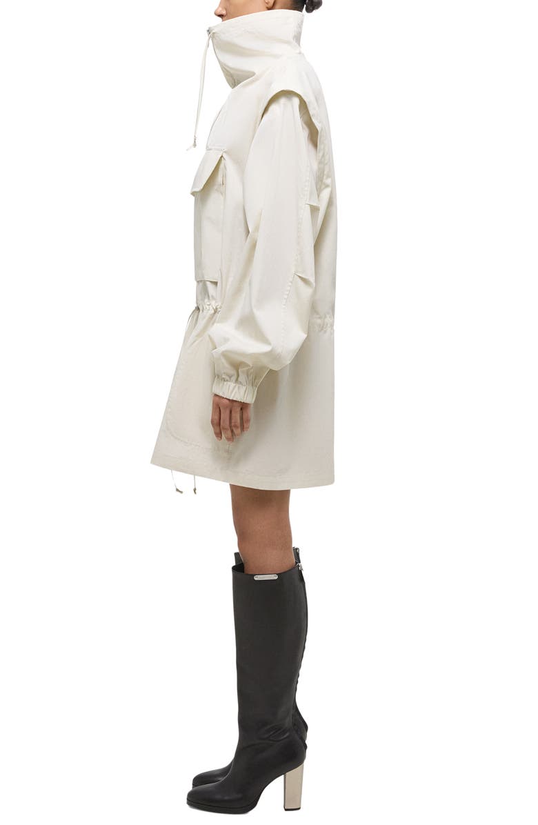 Helmut Lang Convertible Gusset Dress, Alternate, color, Creme