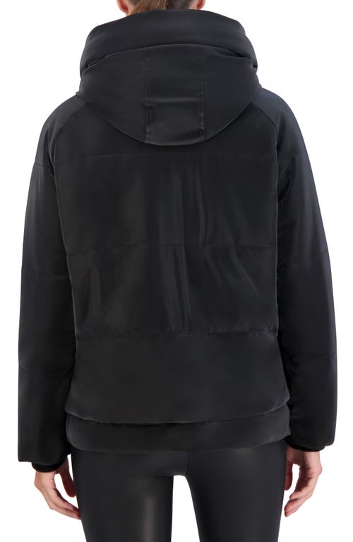 Ookie & Lala Utility Hooded Jacket With Faux Fur Lining In Black