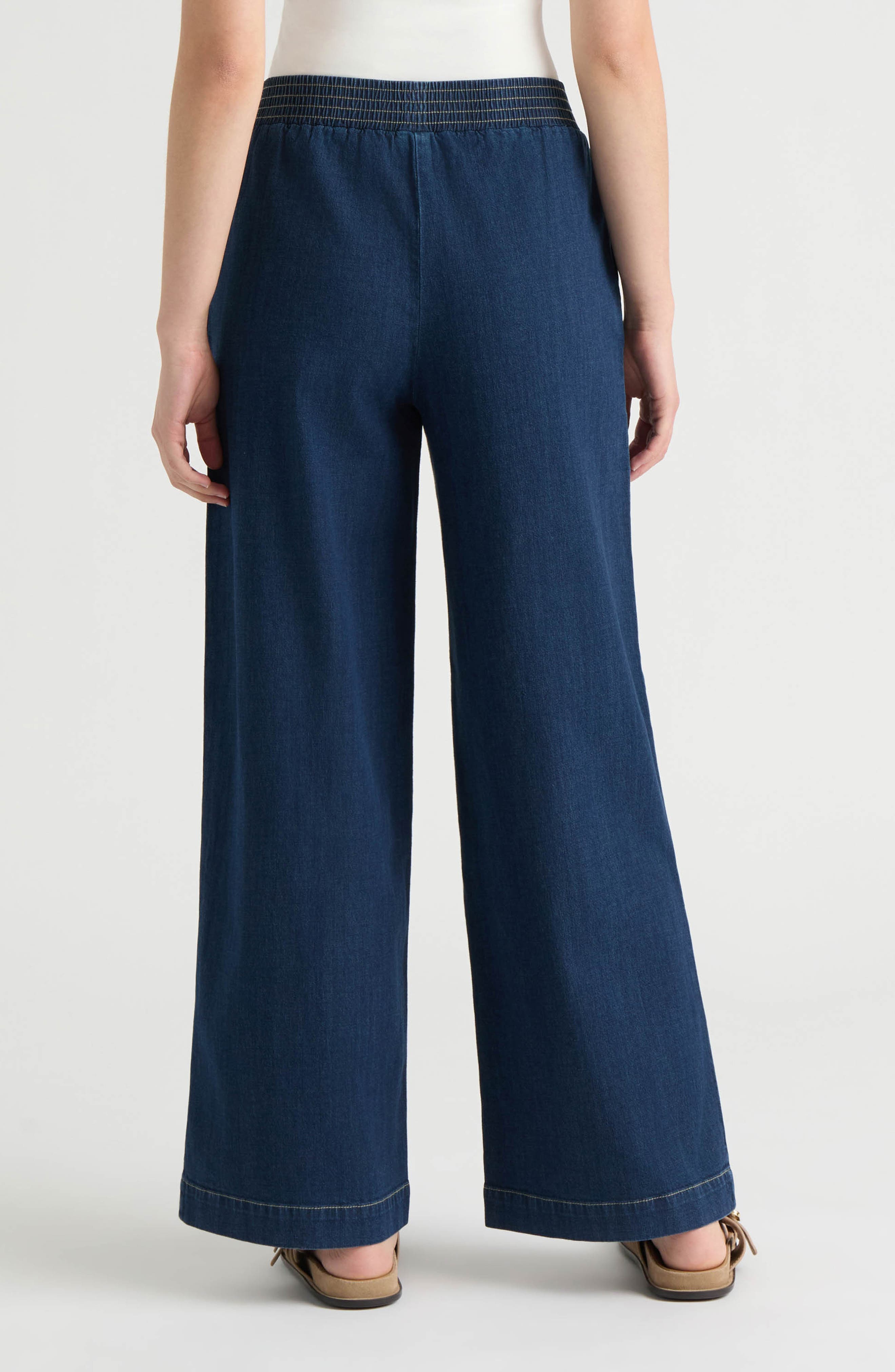 Wide Leg Drawstring Jeans - image 2