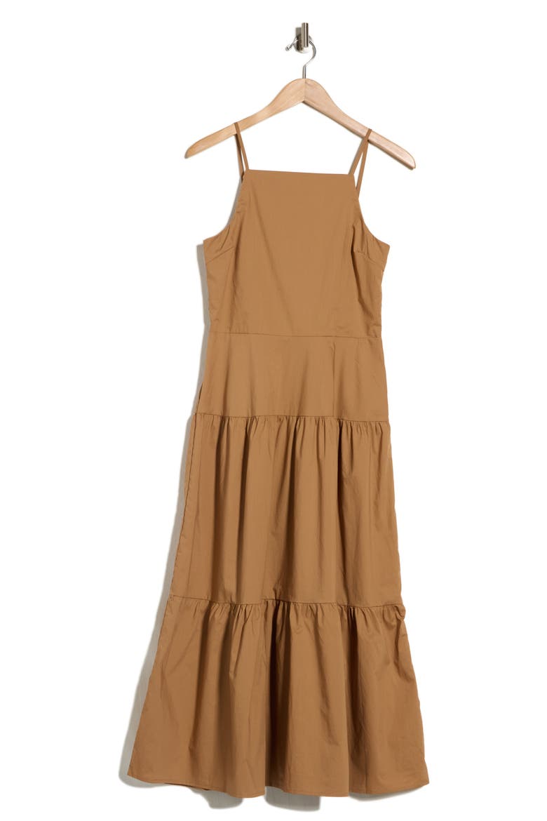 Tiered Cotton Maxi Dress, Alternate, color, FOXTROT