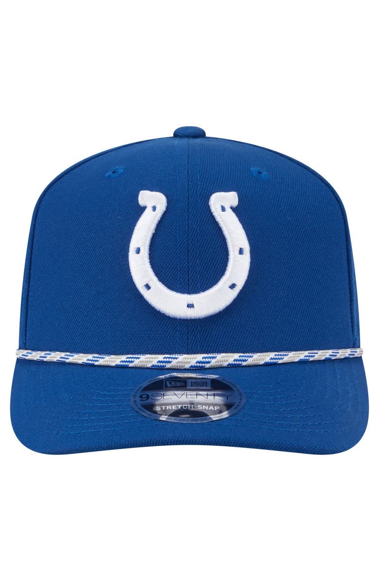 New Era Men's New Era Royal Indianapolis Colts Gameday Multi Rope 9SEVENTY Stretch-Snap Hat, Alternate, color, 