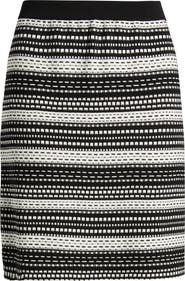 Ming Wang Stripe Knit Skirt