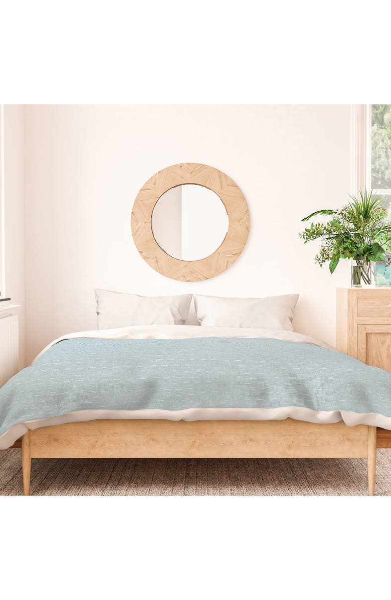 Deny Designs Lad Running Stitch 3-Piece Duvet Set - King, Main, color, 