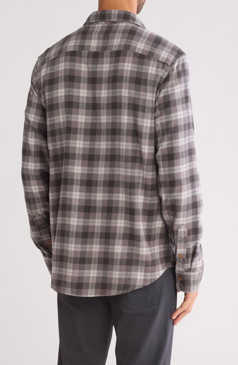 Lucky Brand Arcata Plaid Shirt, Alternate, color, Grey Plaid