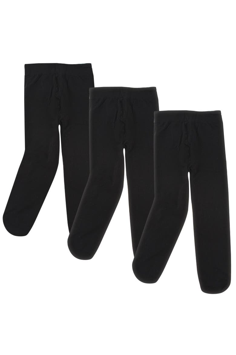 Nylon Tights, Main, color, Black