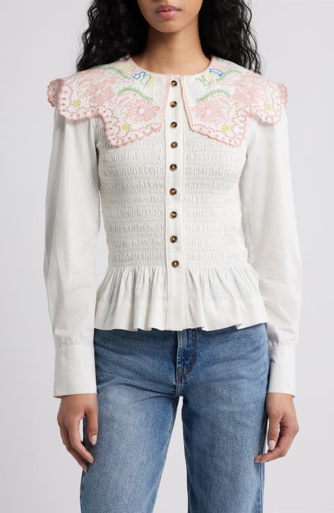 Valentina Collared Top