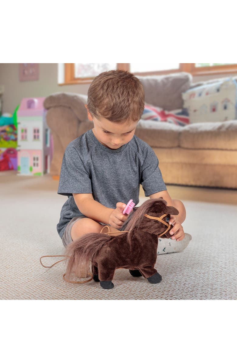 Tobar Animigos Trotting Pony Interactive Plush Toy, Alternate, color, Multicolored