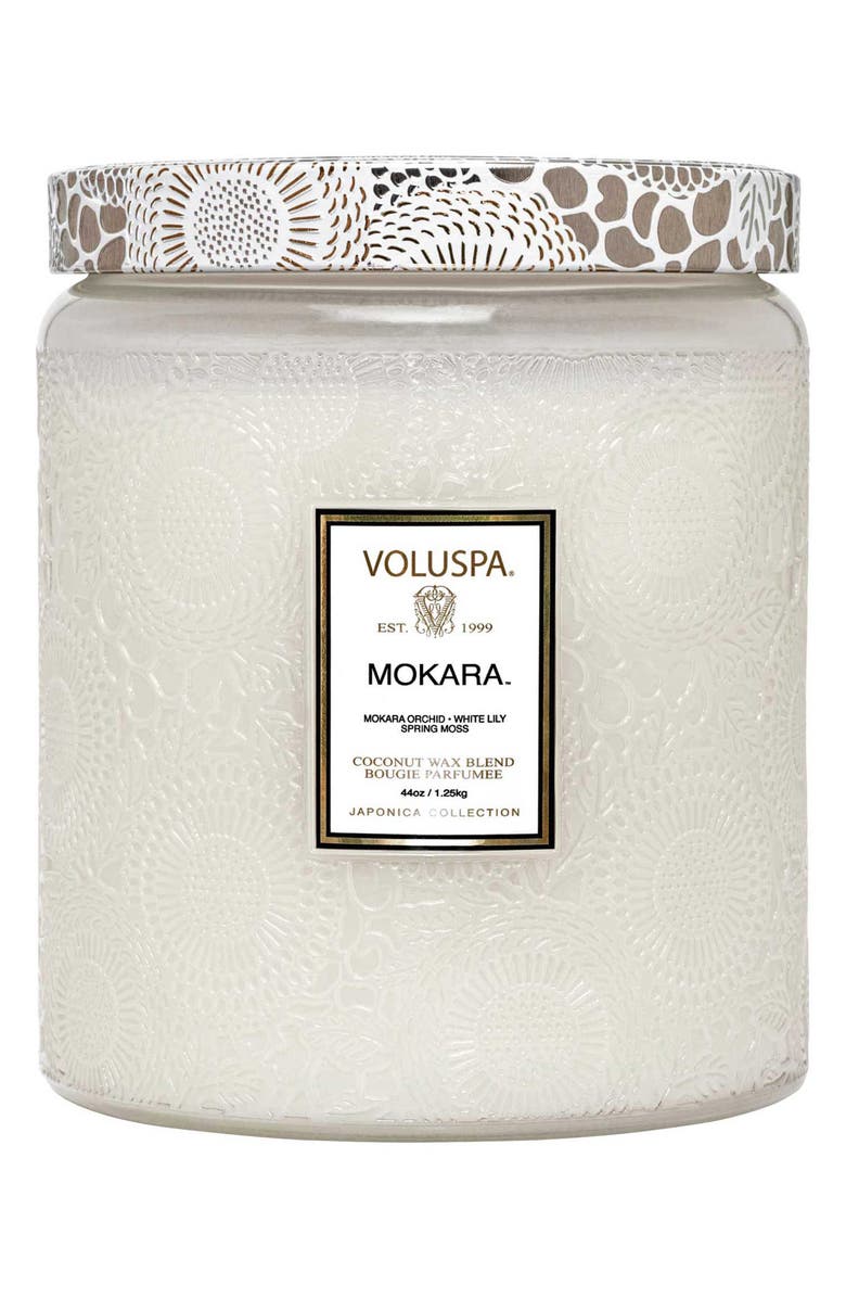 Voluspa Mokara Luxe Jar Candle, Main, color, Pink