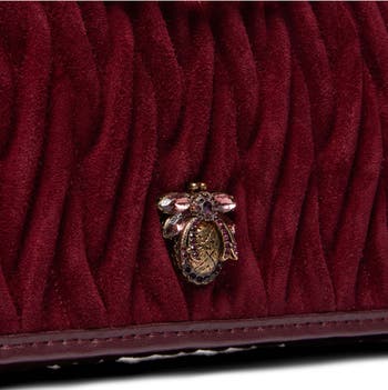 Strong Convertible Suede Crossbody Bag