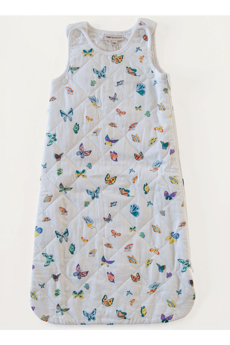 Madame Butterfly Sleep Sack, Main, color, White
