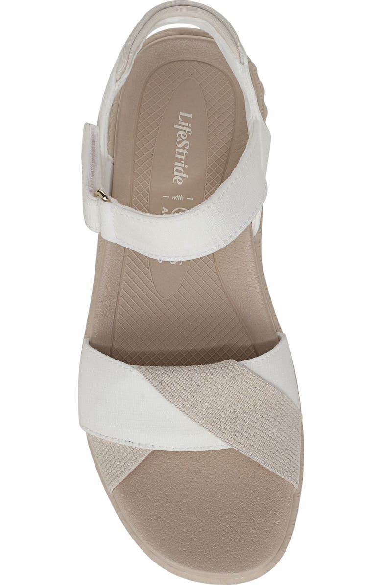 LifeStride Lane Sandal, Alternate, color, White