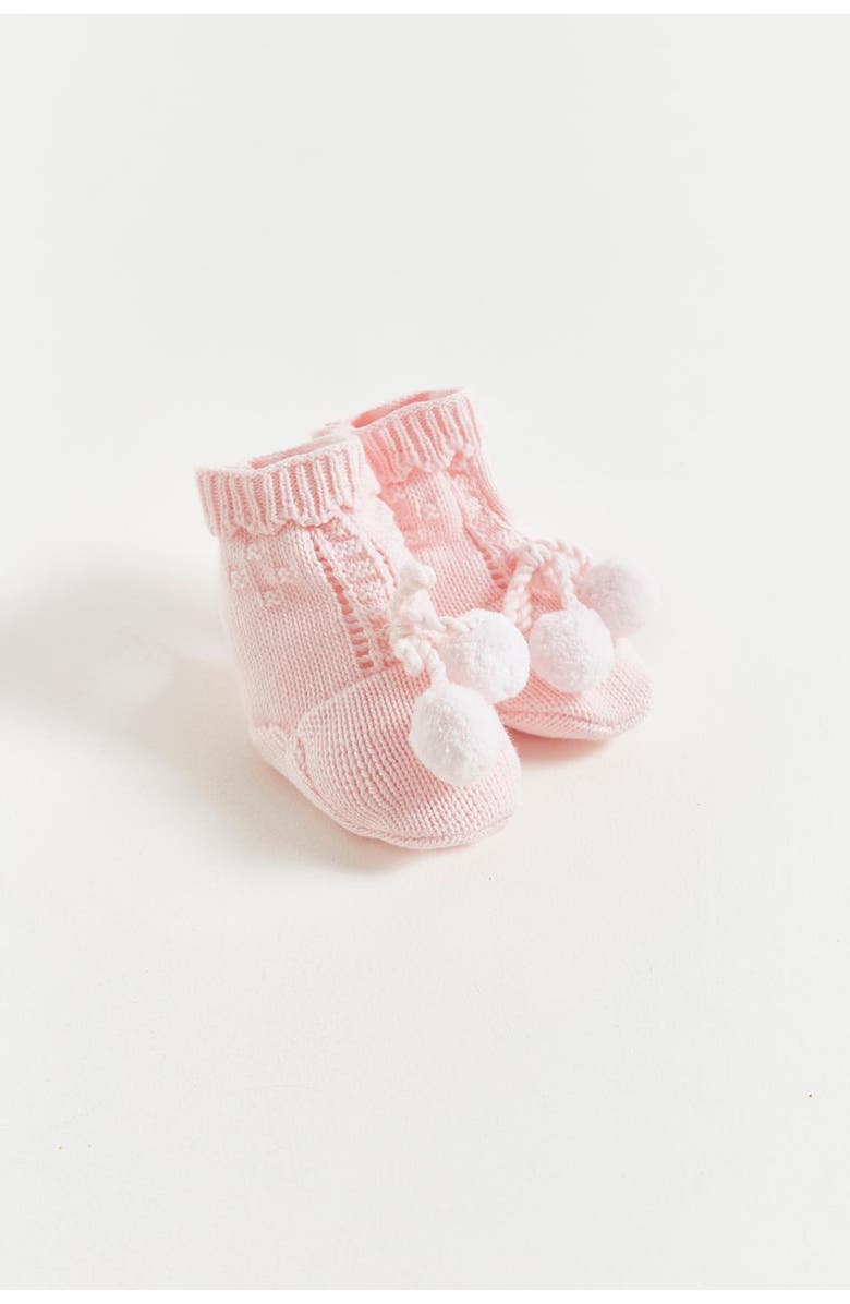 Babycottons Knit Hat 
Booties Set for Infant, Alternate, color, Pink