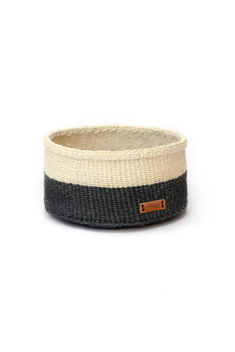 Sisal Basket, Main, color, Natural/Black