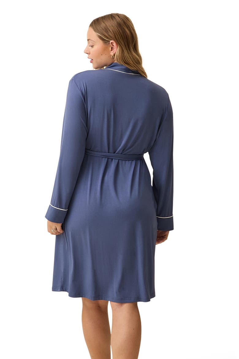 Clea Classic Robe, Alternate, color, Slate Blue