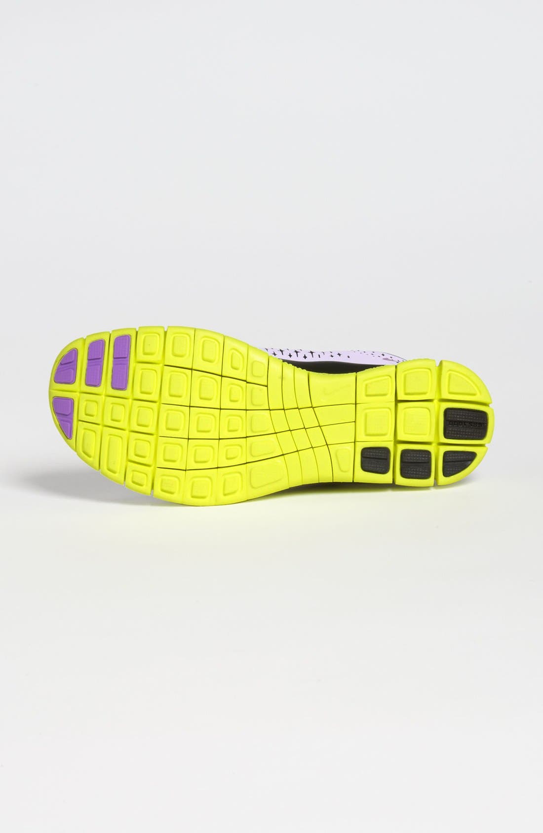 'Free 4.0 V2' Running Shoe, Main, color, BLACK/ LASER PURPLE./ YELLOW