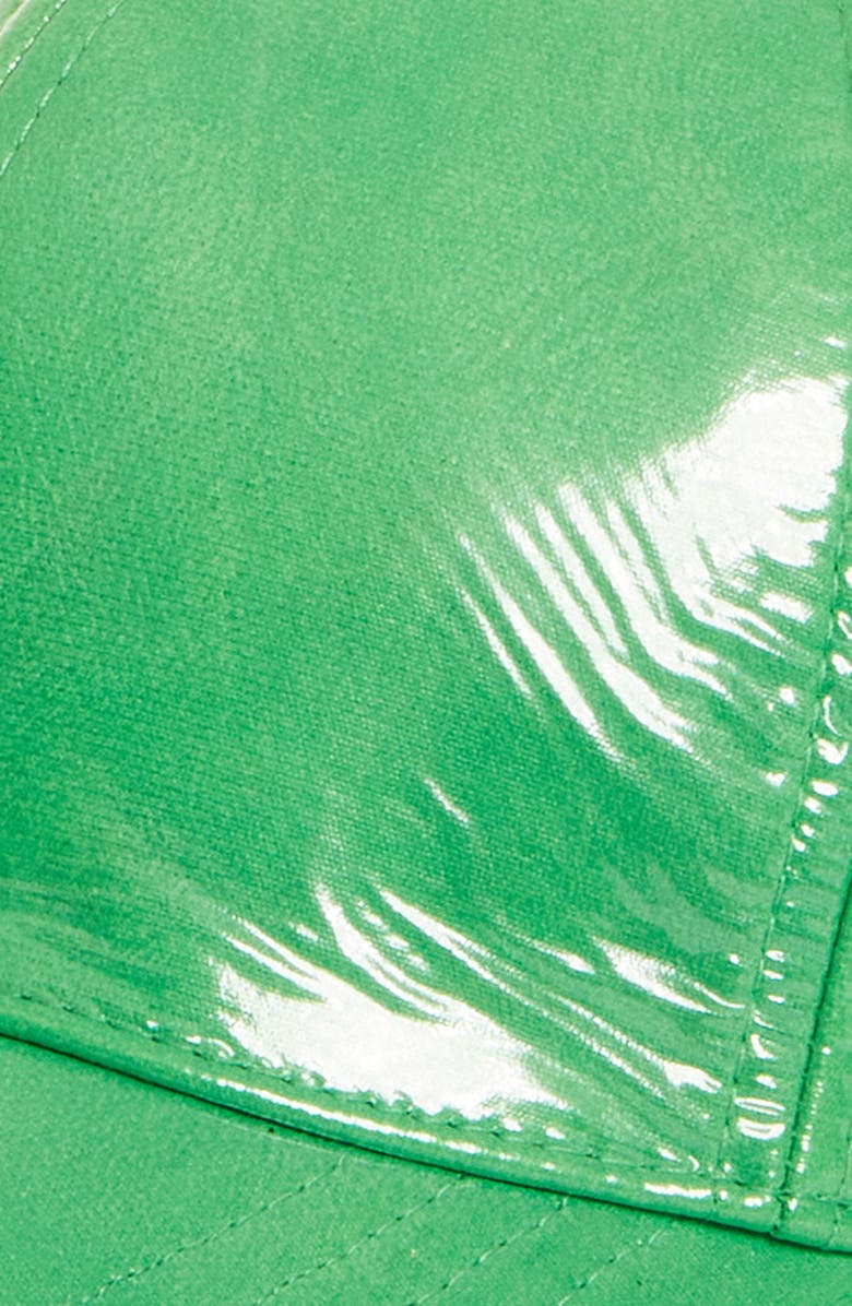 Stand Studio Cia Luminous Faux Leather Baseball Cap, Alternate, color,