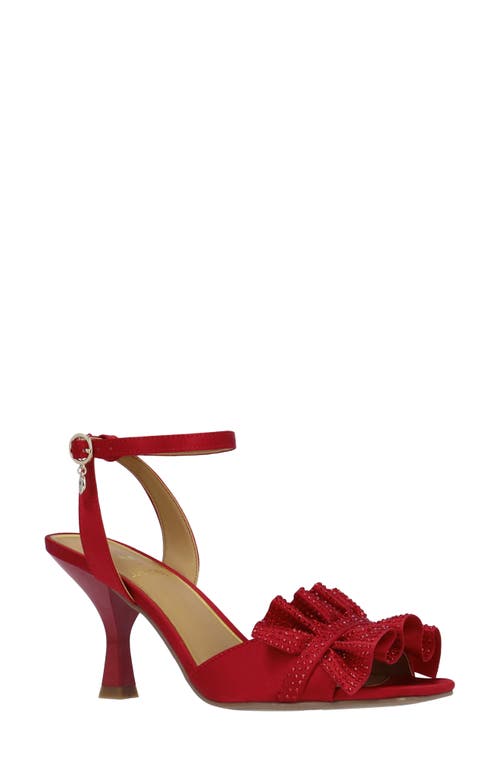 J. Reneé Almita Ankle Strap Sandal In Red