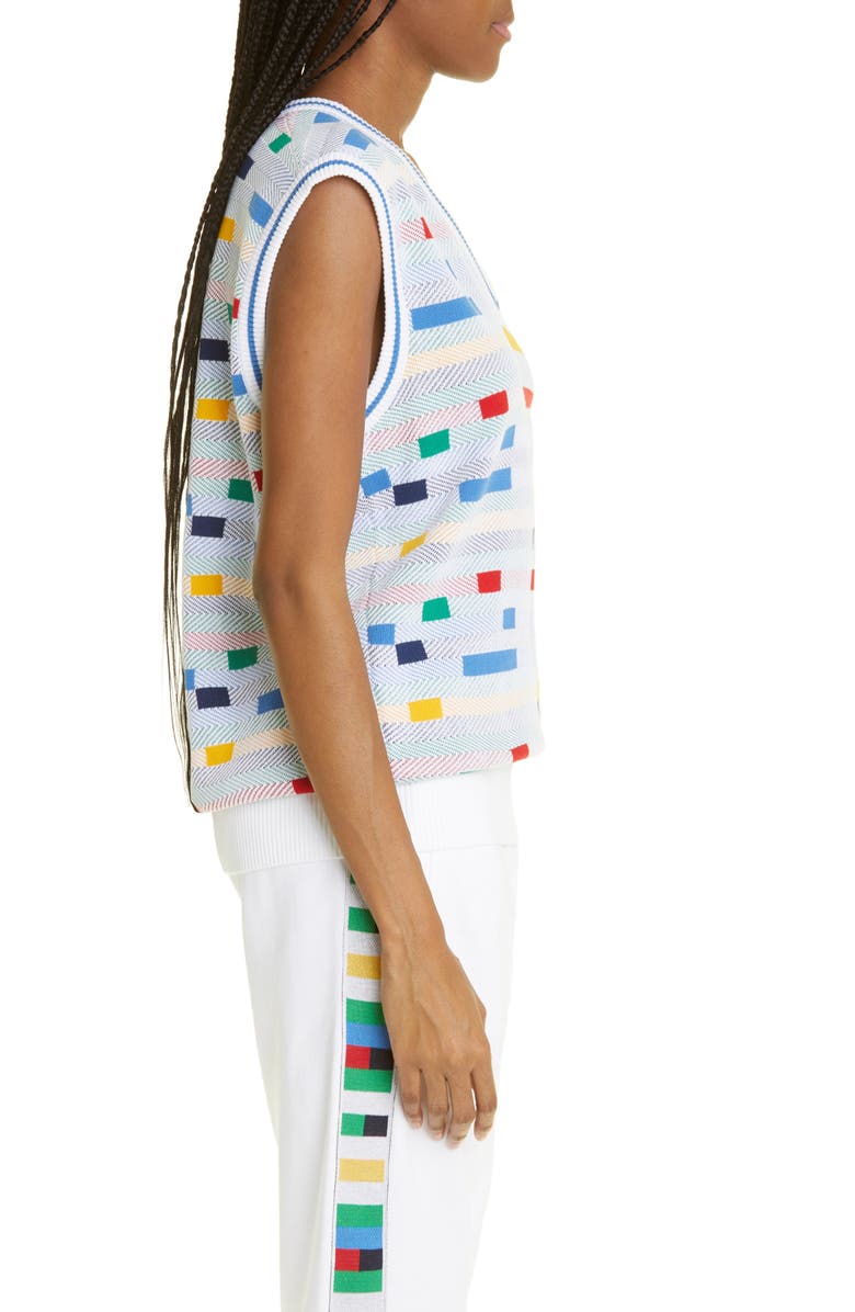 Missoni Sport V-Neck Sweater Vest, Alternate, color, 