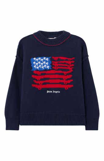 Kids' Palms Flag Knit Crewneck Sweater
