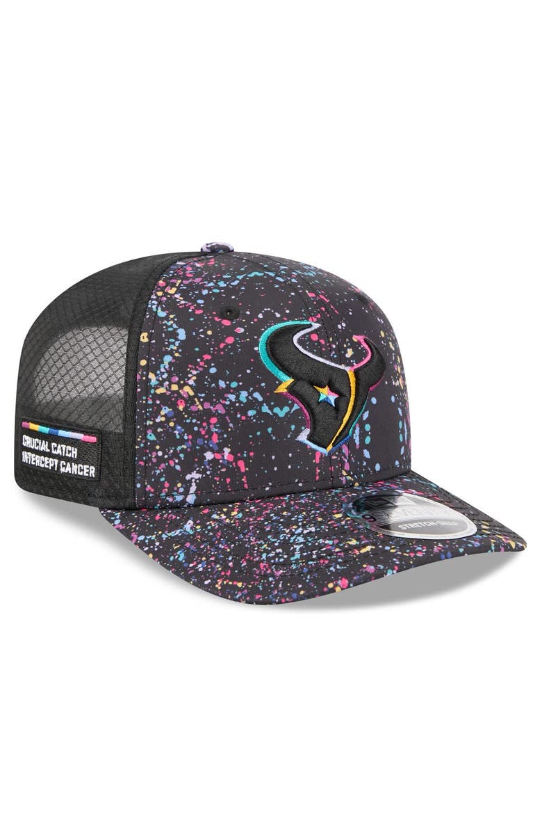 New Era Men
s New Era Black Houston Texans 2025 NFL Crucial Catch 9SEVENTY Adjustable Hat, Main, color, Black