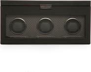 WOLF Axis Triple Watch Winder with Storage
