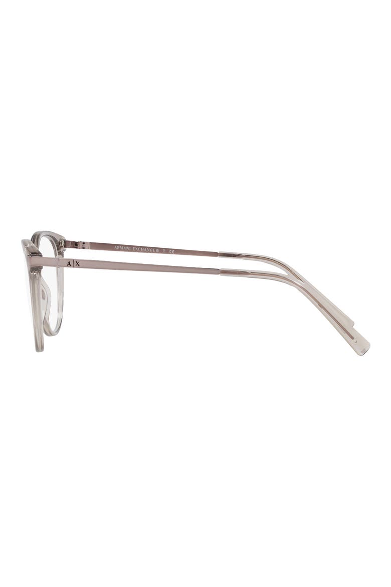 53mm Cat Eye Optical Glasses, Alternate, color, GREY