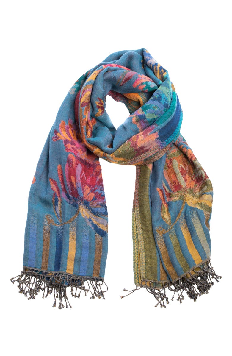 SAACHI Reversible Floral Scarf, Alternate, color, 