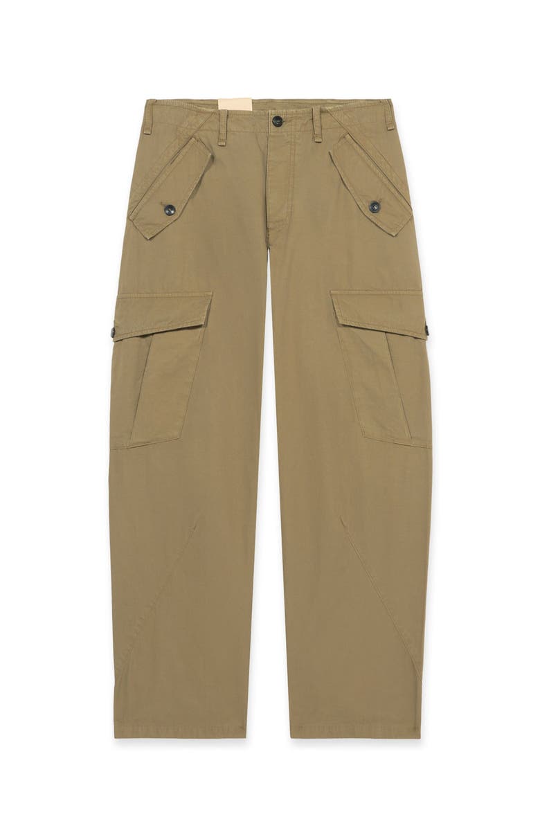 Fortela Jesla Cargo Canvas Parachute Trousers, Main, color, Sage