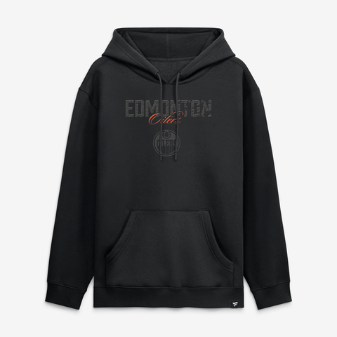 Men's Fanatics Edmonton Oilers Black Out Hoodie