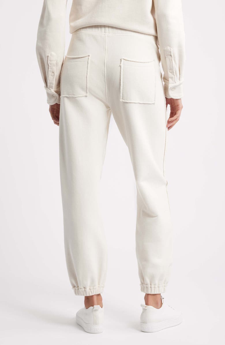 Frank & Eileen Sophie Cotton Joggers, Alternate, color, Vintage White