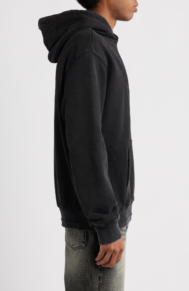 RtA Jordan Cyber Sigilism Oversize Hoodie, Alternate, color, Black Cyber Sigilism