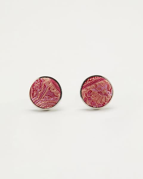 Paisley Silk Cufflinks