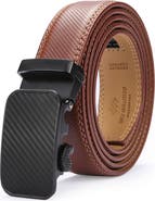 Mio Marino Classic Adjustable Ratchet Leather Dress Belt