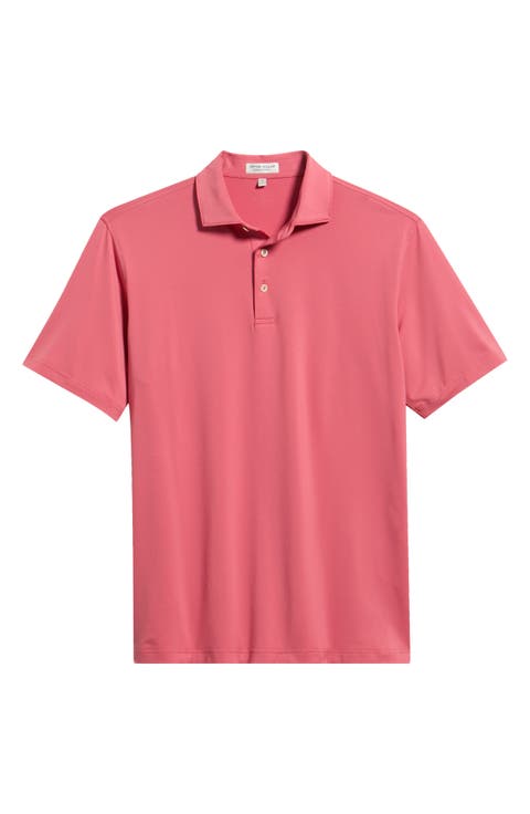 Solid Summer Comfort Performance Jersey Golf Polo