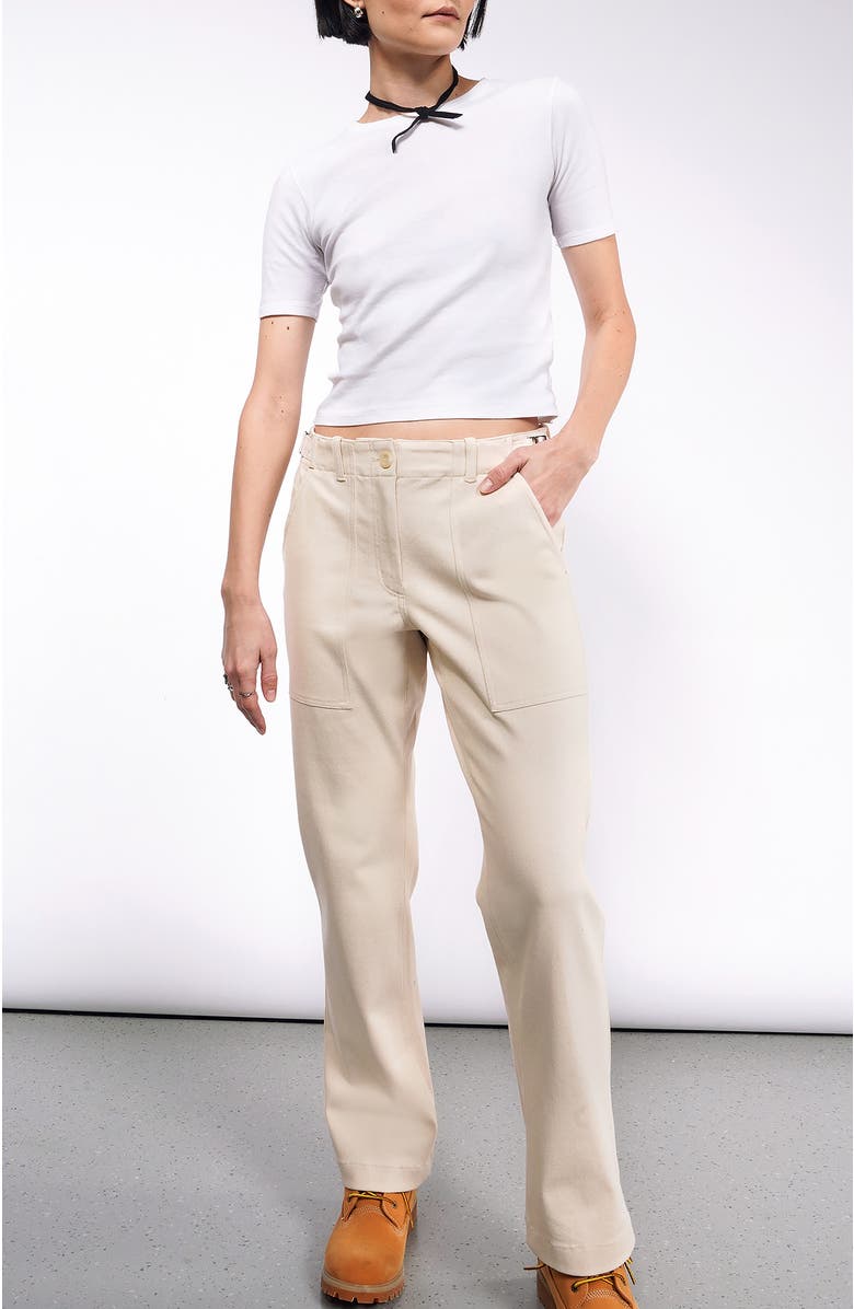 WILDFANG The Essential Denim Utility Pant, Main, color, Natural