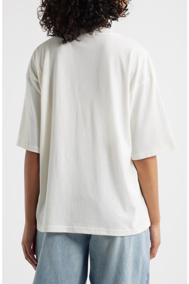 Fresh Cherries V-Neck Graphic T-Shirt, Alternate, color, MARSHMALLOW