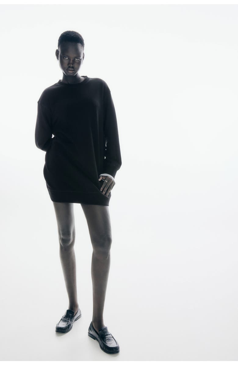 H&M Sweatshirt Dress, Alternate, color, 