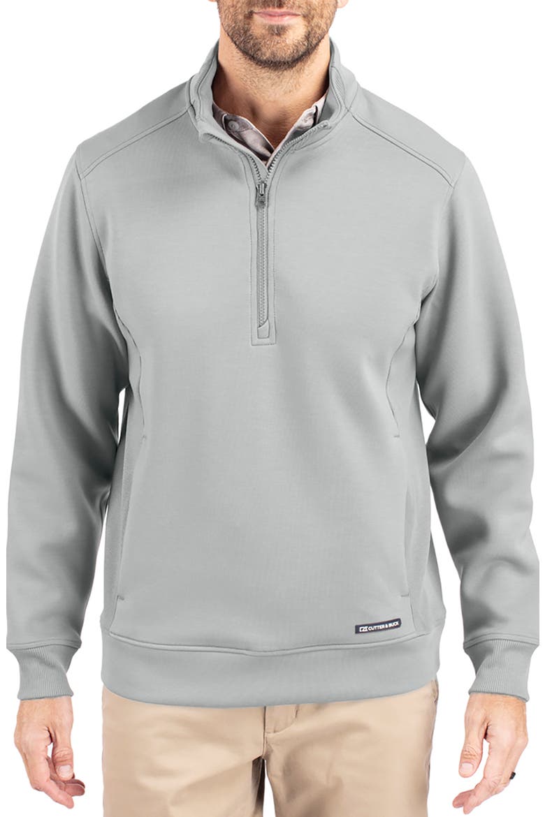 Roam Quarter Zip Pullover, Main, color, SOLITARE